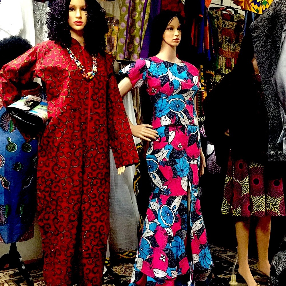 Authentic African Fabric Long Skirt and Top (The one in the Middle)!